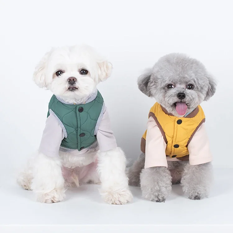 

Small Animal Embroidery Label Design Color Pet Vest Cute Dog Clothes