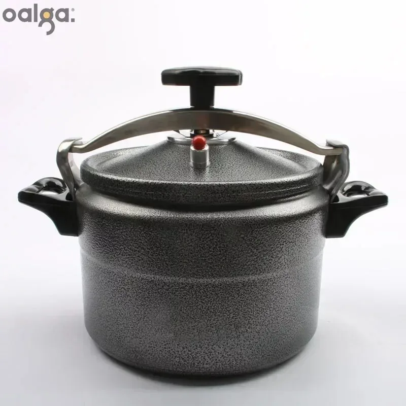 Panci Presto Aluminium 3L Anti-Ledakan untuk Berkemah di Luar Ruangan, Panci Presto untuk Ketinggian Tinggi, Kemasan Datar, untuk Memasak Rebusan