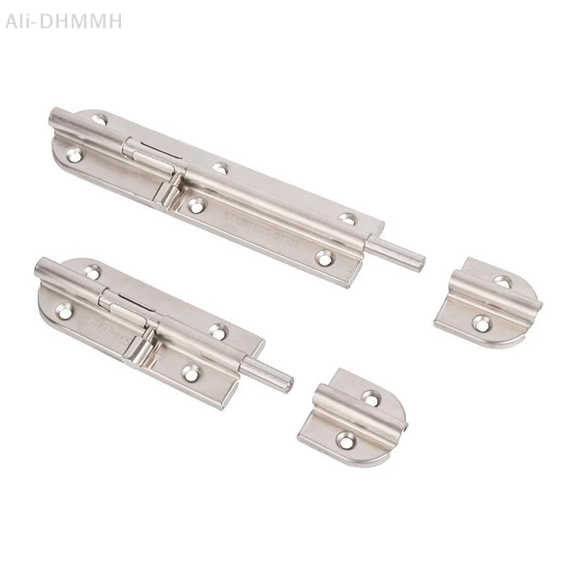 ZLinKJ Heavy Duty Thickened Stainless Steel Door Security Lock Buckle Anti-Theft Window Latch for Home Apartment Bedroom Safety