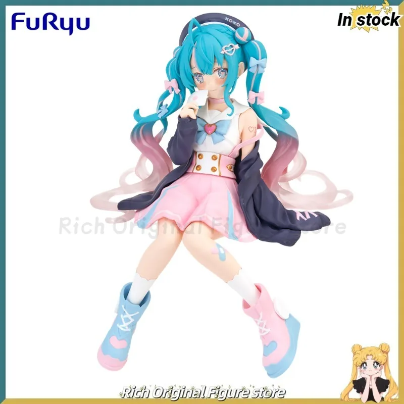 【在庫あり】オリジナルフリュー-ヌードルストッパー-初音ミク-セーラー服-for-love-アニメフィギュアモデル玩具