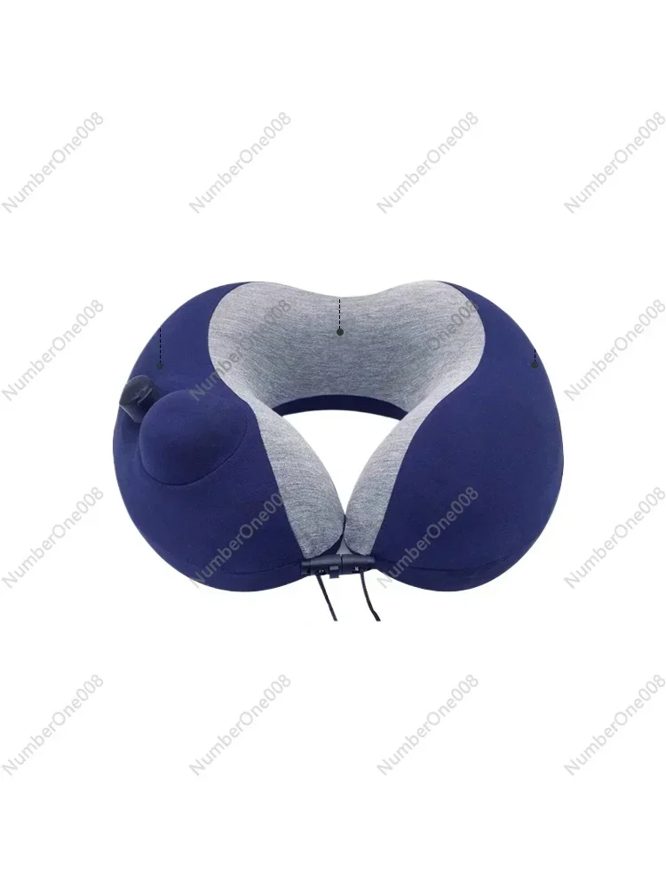 

Inflatable U-shaped Pillow Neck Protection Travel Portable Car Airplane Sleep Tool