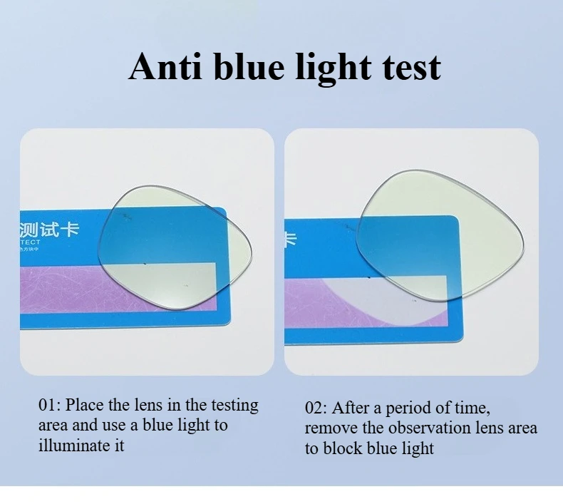 Modische rahmenlose Lesebrille mit Schnittkante, photochrome Anti-Blaulicht-Brille, modische Brille für Herren und Damen – Detail 7