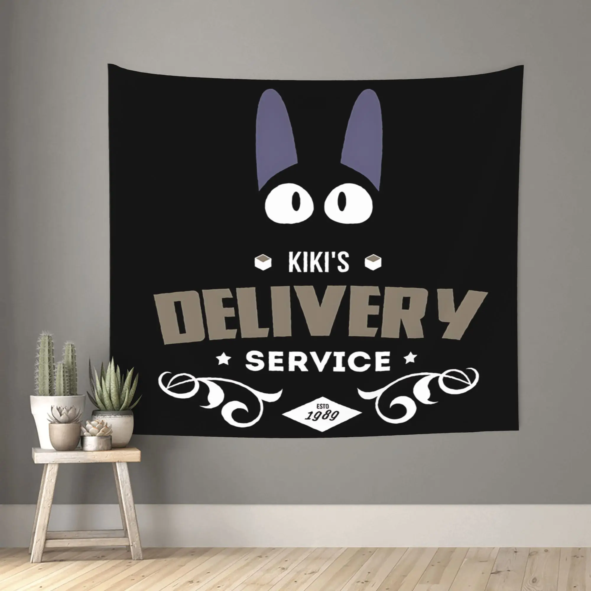 Cutecore Anime Kiki’s Delivery Service Tapestry Room decoration  Home Decoration Tapestry Decor Accessories Cute Room Decor