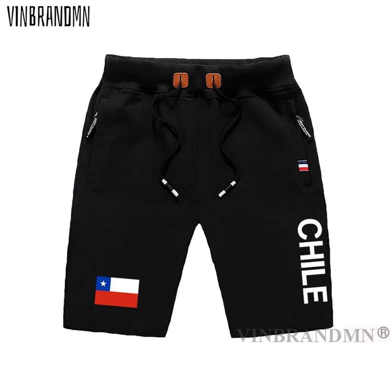 Chile CL CHL Chilean Shorts Beach Man Men's Board Shorts Country Flag Design Workout Zipper Pocket Bodybuilding Cool Shorts NEW