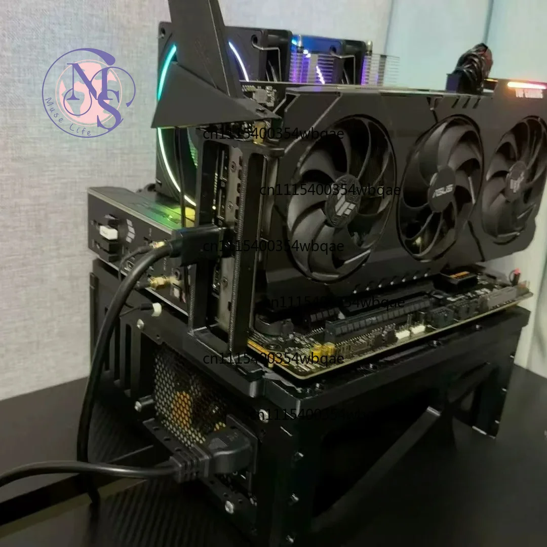 Open Frame Computer Case for ATX MATX ITX Motherboard, Hardware Test Bench, 3D Printer Case