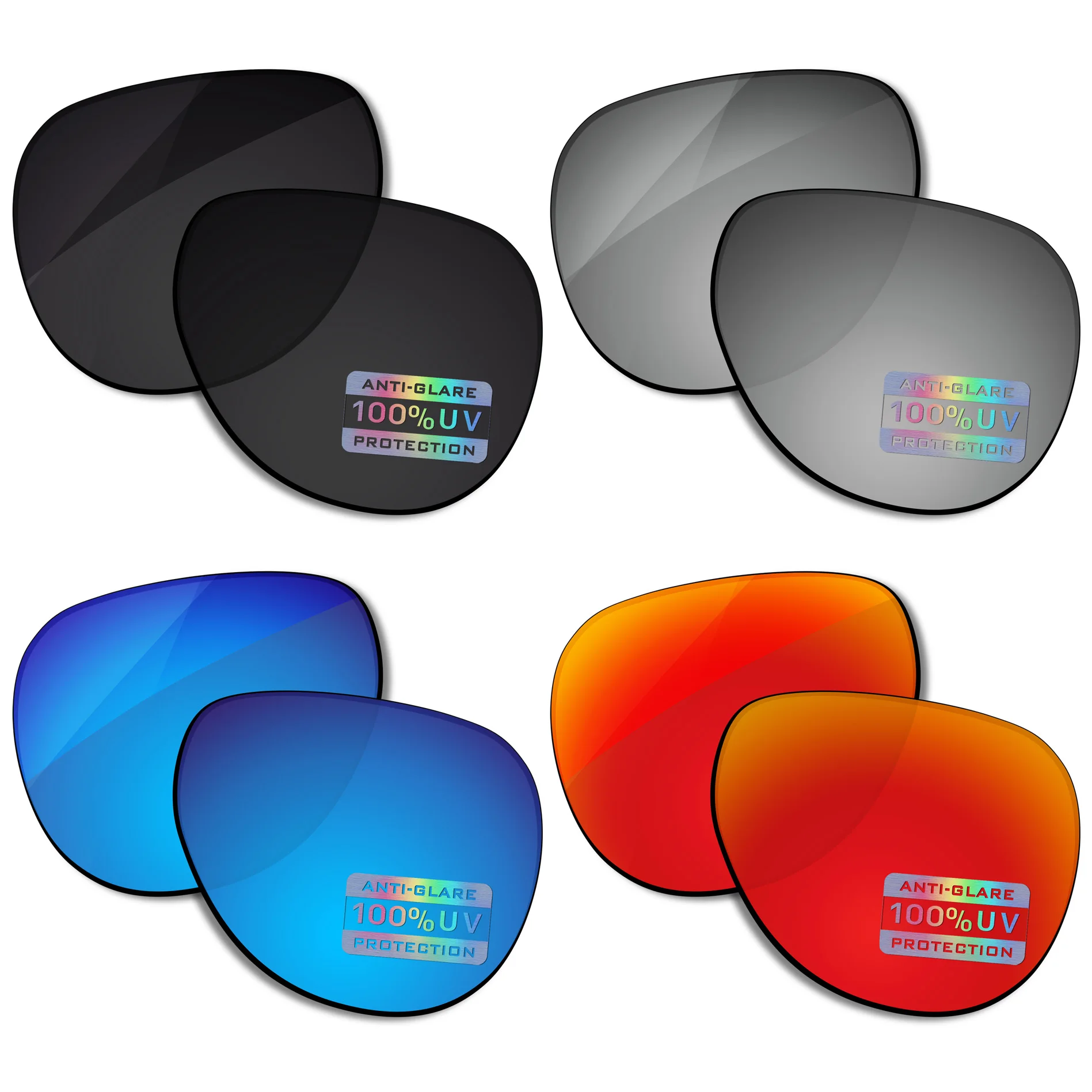 

MYCOURAG Replacement Lenses for Dargon Experience 2 Sunglasses UV400 Protection Multi-Color