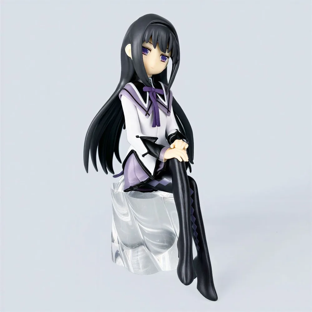 Anime Magic Girl Akemi Homura PVC Stand Figure Model Desktop Holder Display Ornament Figurine Collection Gift Statue Model
