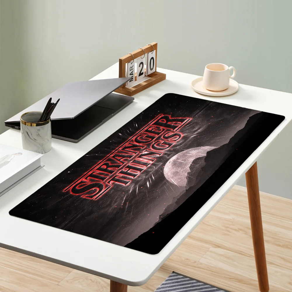 Stranger Things Mousepad Mouse Mat Desk Mat With Pad Gaming Accessories Prime Gaming XXL Keyboard Pad Padding Mat