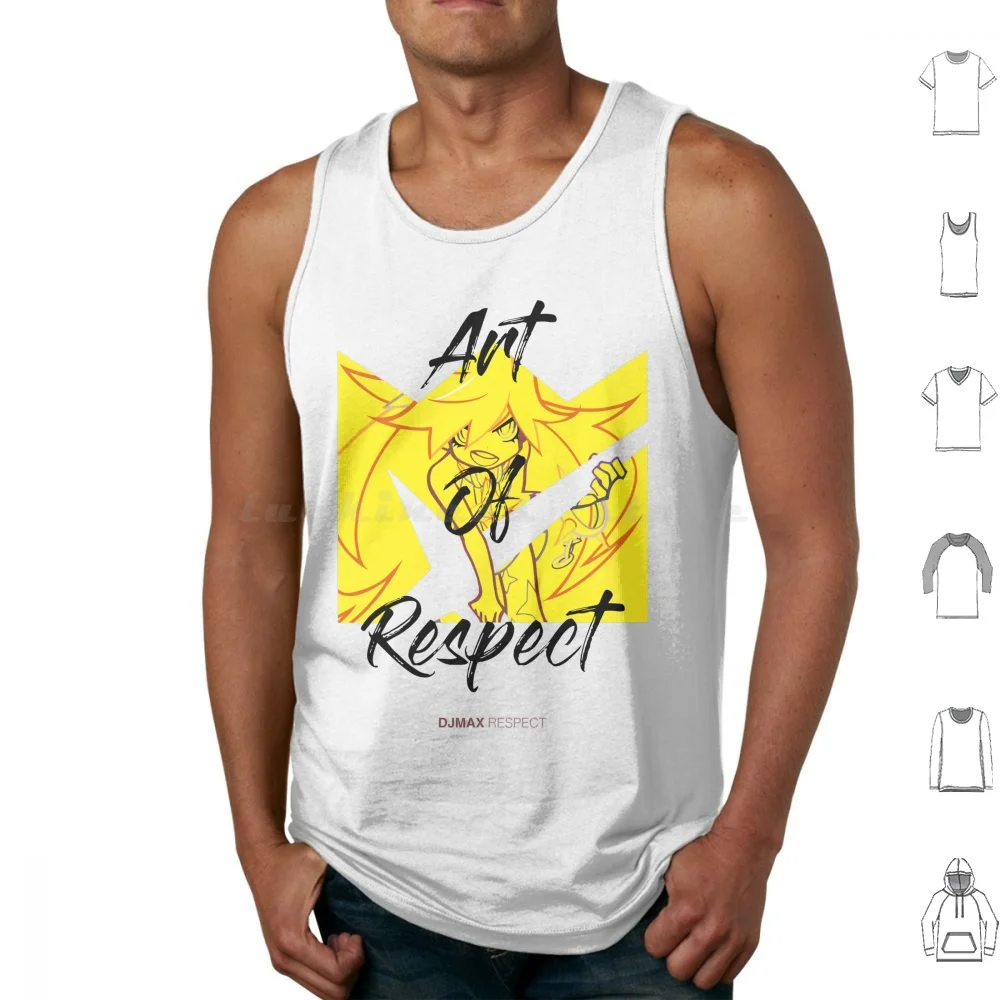 Djmax-Art Of Respect Tank Tops Vest Sleeveless Djmax Djmax Emotional Sense Djmax Respect Art Of Respect Beat Game Music Game