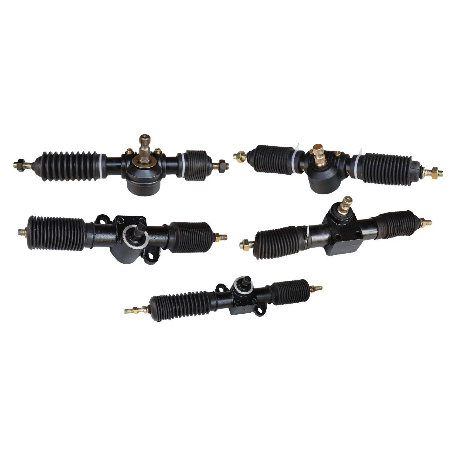 

Power Steering Gear Rack Assy Go Kart Accessories Heavy Duty Lightweight Easy Installation Replacement for UTV Buggy DIY