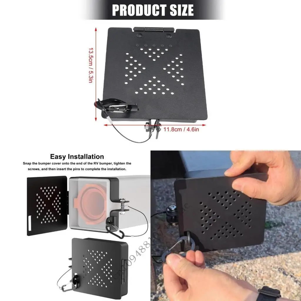 

Trailer Bumper Cover For Campers Ventilated Rustproof Heavy Duty Upgraded Part