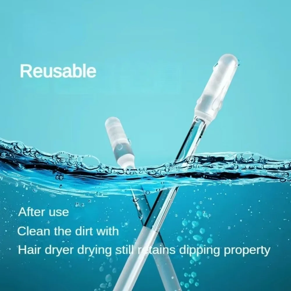 24Pcs S/L  Disposable Sticky Ear Swabs Pick Reusable Ear Cleaner Soft Silicone Ear Wax Removal Tool Earwax Remover For Adult Kid