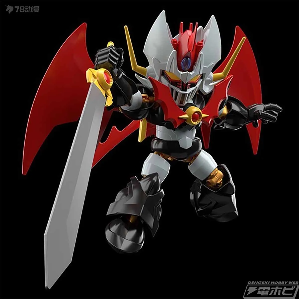 Bandai Genuine Model Kit SDCS Q Version MAZINGER Z GREAT MAZINGER MAZINKAISER Anime Action Figures Assembly Model Collection Toy