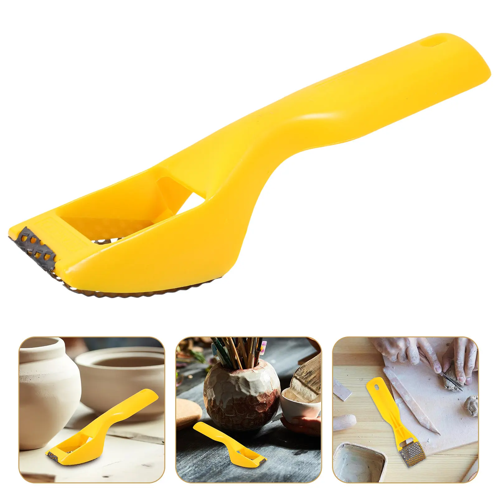 Herramienta de modelado de cerámica, herramienta manual para moldear arcilla, lima afilada, raspador, herramienta manual para esculpir cerámica, arte y metal.