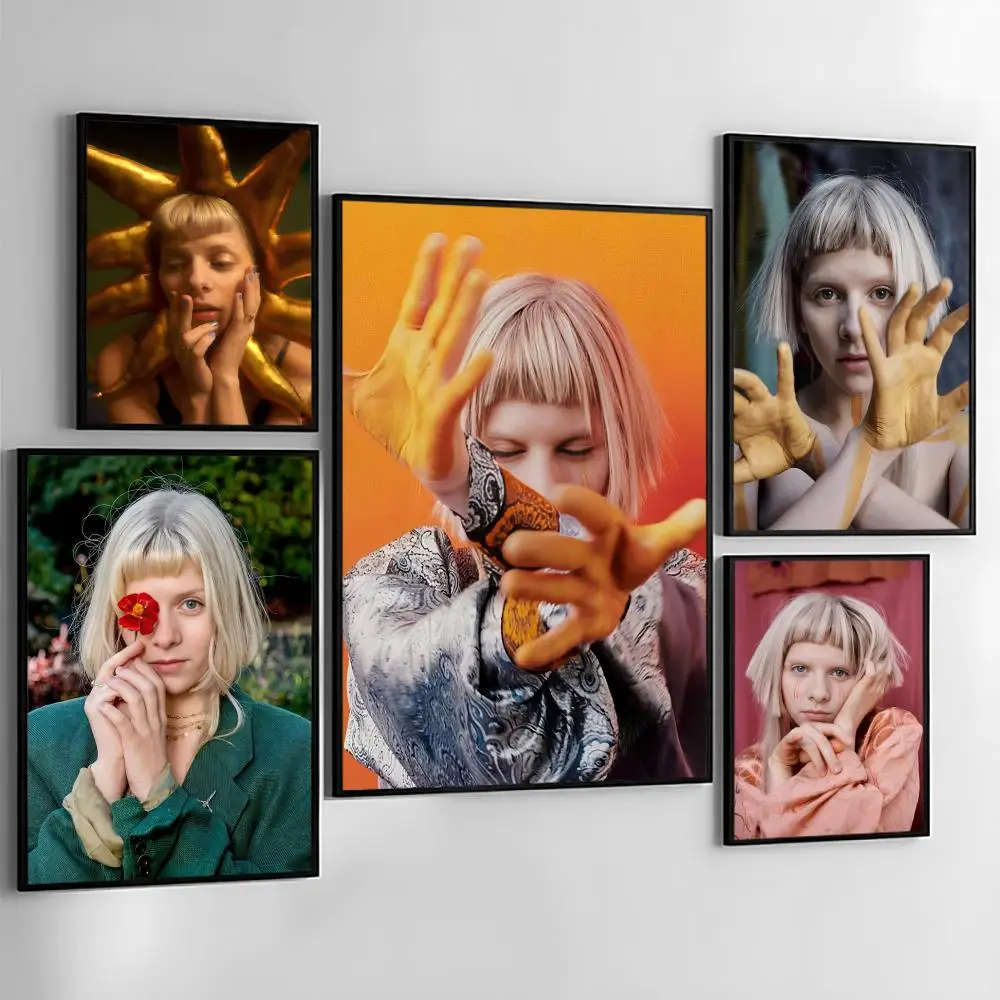 Singer A-Aurora A-Aksnes Poster Holiday Gifts Decoration Designed For Home Restaurant Office Space Wall Art