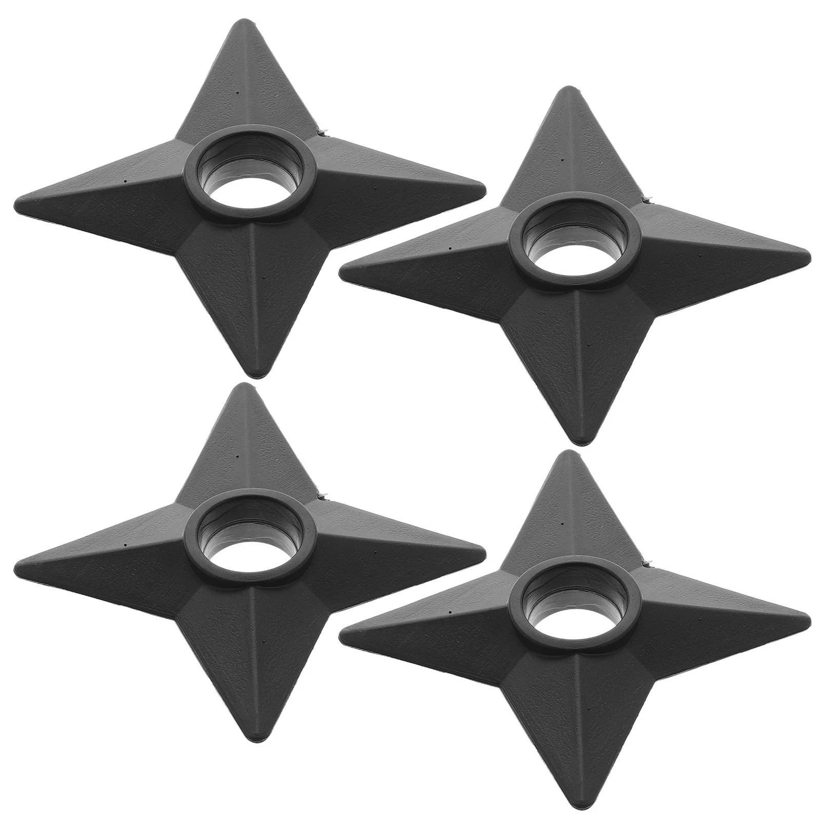 

4pcs Ninja Portable Small Training Props For Japanese Cosplay Set Halloween Party Favors Black