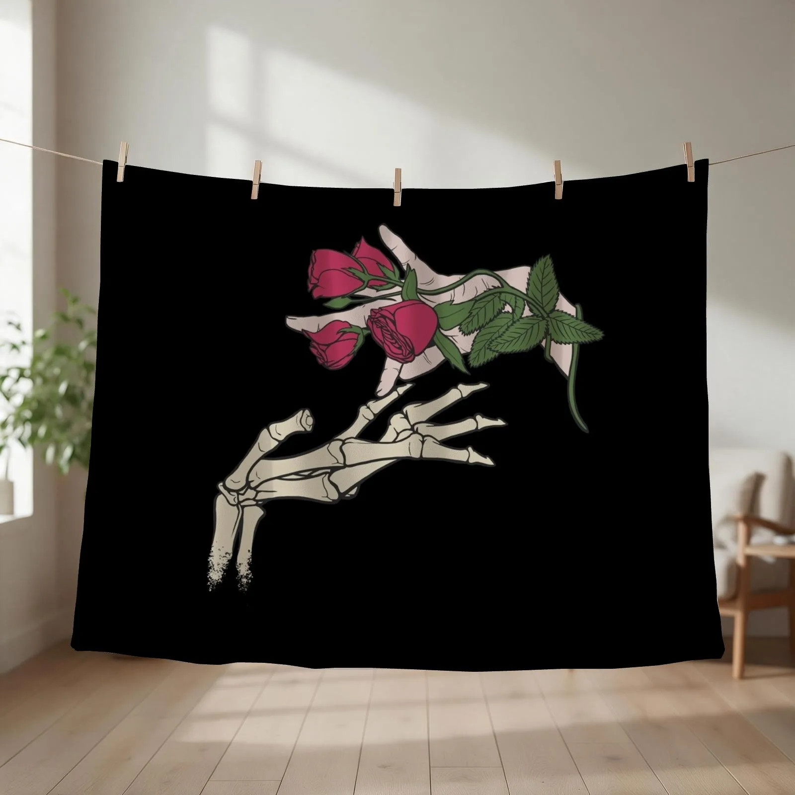 Hand of Hades - Original Throw Blanket Flannel Fabric blankets ands Soft Beds warm for winter Blankets