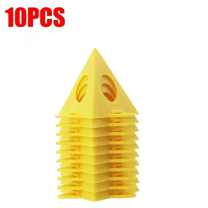Piramidestandaards Schildersstandaards voor schilders, 12-50 stuks, 4 gaten, mini-kegelverfstandaards, canvas standaard