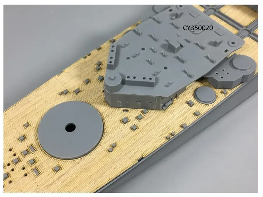 CY CY 350020   Mazzo in legno per Tamiya 78011 Scala Corazzata britannica Principe del Galles