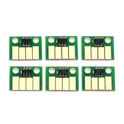 6PC HP72 Auto Reset Cartridge Chip for HP 72 for HP Designjet T610 T620 T770 T790 T1100 T1120 T1200 T1300 T2300 Plotter