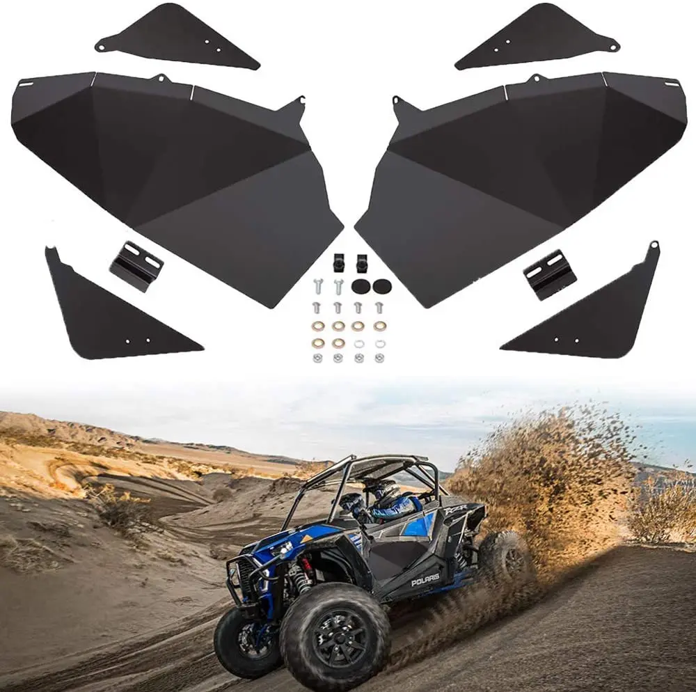 RZR Lower Door Panel Inserts Only 2 Seater and Spare Tire Carrier  2 Seater and 4 Seater Fit for 2014 2021 Polaris RZR XP 1000