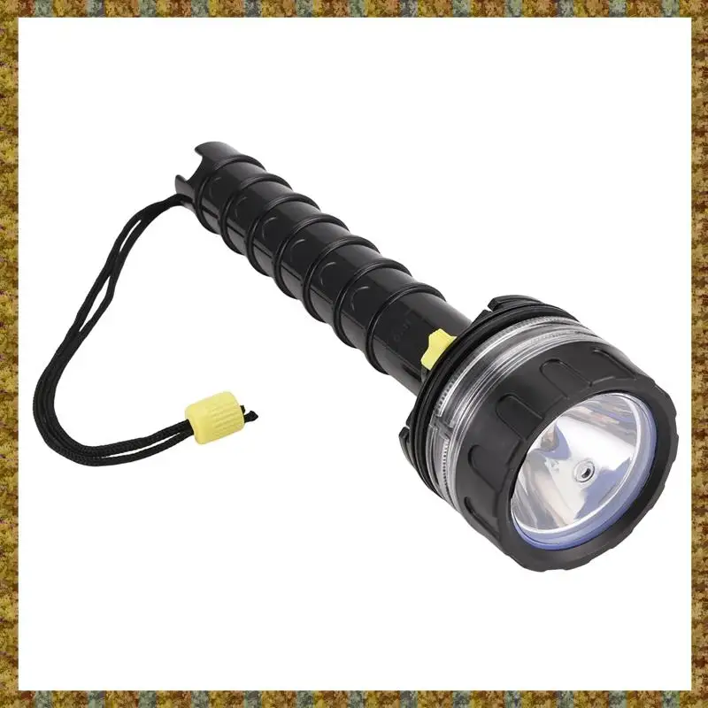 F-F Scuba Deep Diving Light Профессиональный мощный фонарик Подводный водонепроницаемый светодиодный фонарь для дайвера