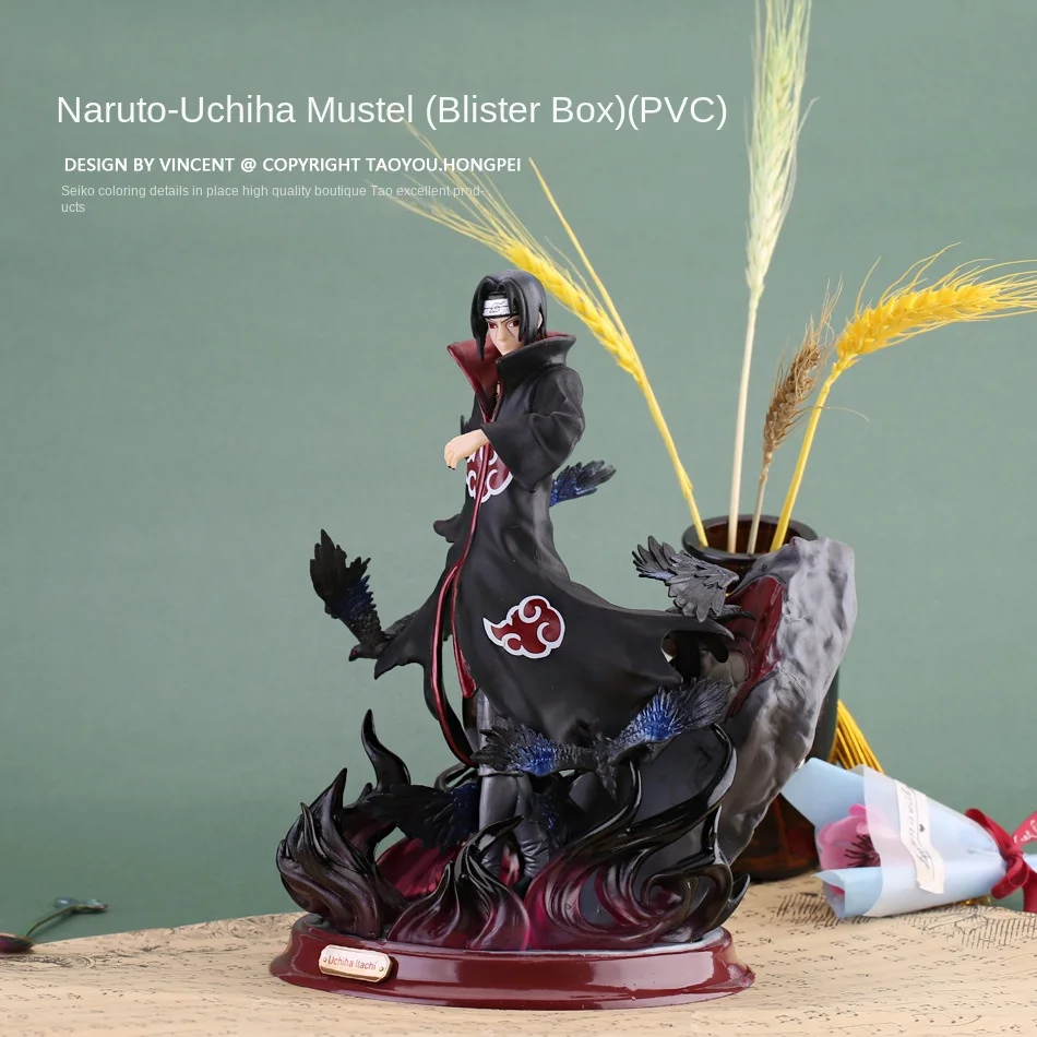 Naruto figure wholesale Xiao Organization Uchiba crow ferret statue hall ferret GK model figure ornament