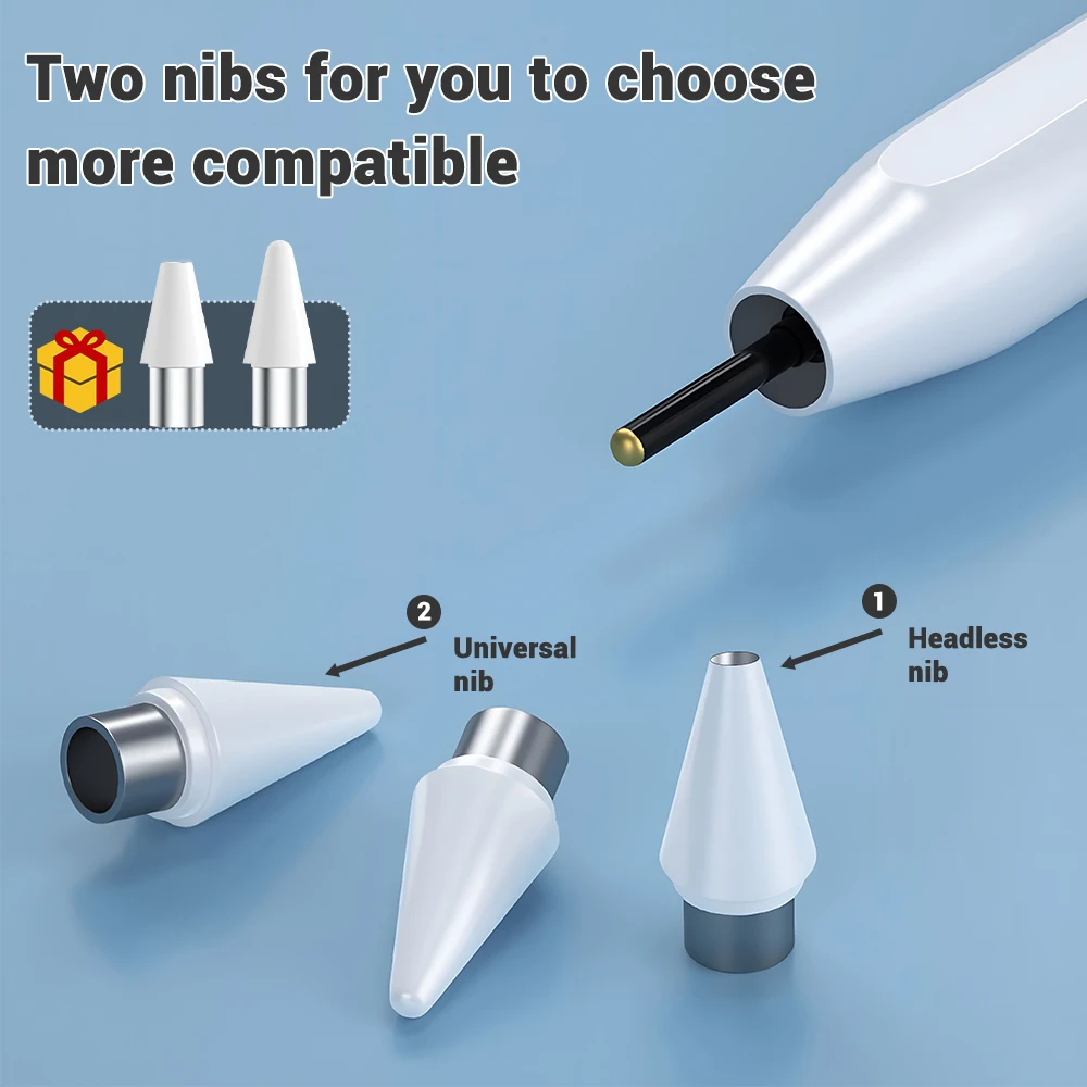 

Universal Stylus Pen With LED Digital Power Display For Android IOS Windows Touch Pen For Samsung Huawei Phone Xiaomi Tablet Pen