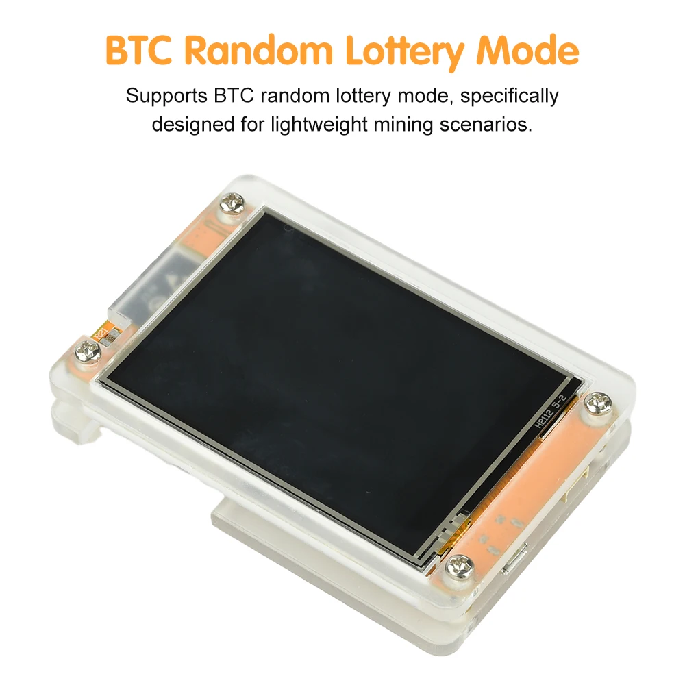 لوحة تطوير ESP32 مع شاشة OLED مقاس 2.8 بوصة ومعدل تجزئة 355 كيلو هرتز/ثانية وتعدين BTC ESP32-2432S028 متوافقة مع USB المصغّر