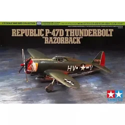 Tamiya 60769 1/72 Aircraft Model Kit USAAF Republic P-47D Thunderbolt Razorback