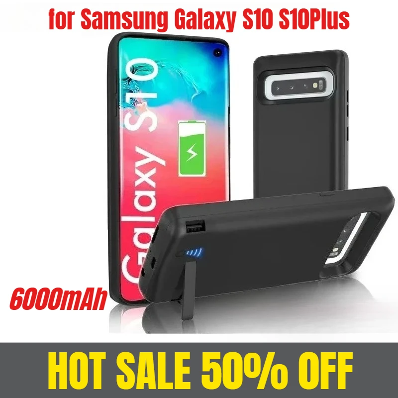 

6000mAh Battery Charger Case for Samsung Galaxy S10 S10Plus Battery CasePower Bank Case