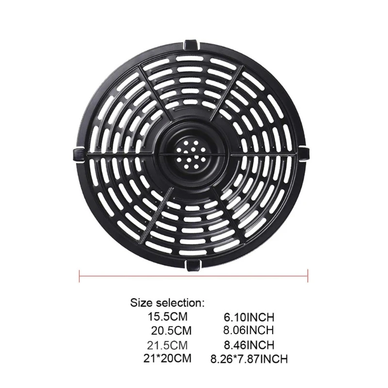 Wymiana frytkownicy Pan Grill Pasuje do Chefman Power 5QT Akcesoria do frytkownic Można myć zmywarce 4 rozmiary