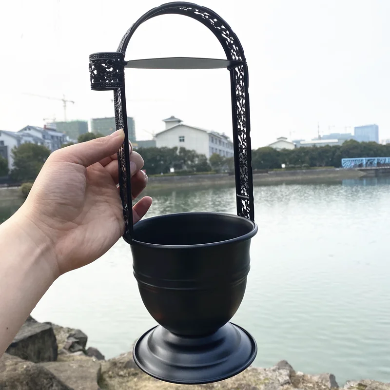 Black Hookah Charcoal Basket Coal Holder for Narguile Chicha Smoking Accessories