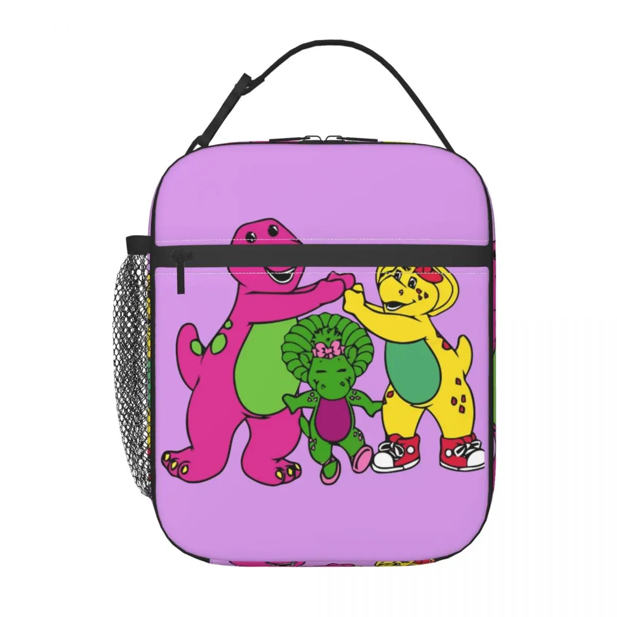 Barney And Friends Kids TV borsa per il pranzo isolata contenitore per alimenti scatole per il pranzo termiche a tenuta stagna per Picnic