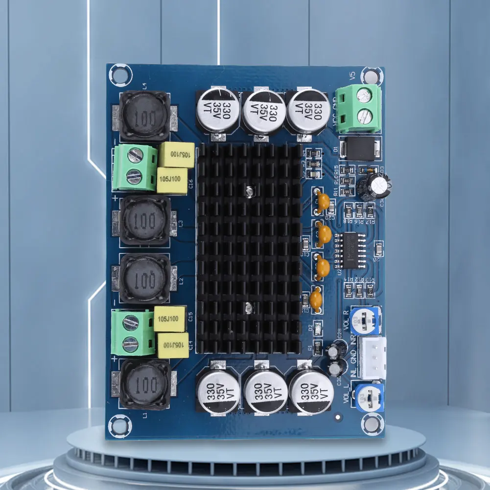 

XH-M543 2 Channel Digital Power Amplifier Module 2*120W Made In China TPA3116D2 DC 12-26V for Speaker Electronic DIY Kit