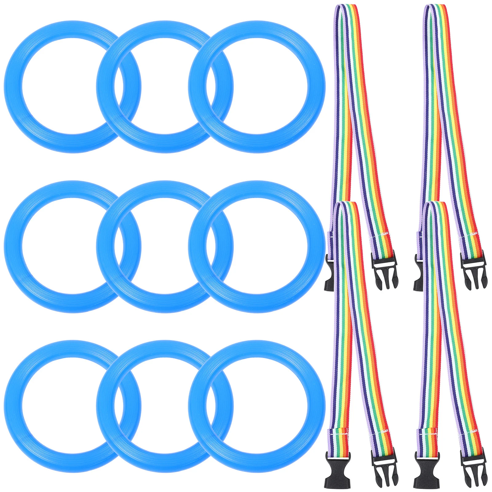 12 قطعة من حبل المشي للأطفال الصغار بتصميم بمقبض ناعم وقابل لإعادة الاستخدام ومقود أمان محمول للأطفال والمغامرات الخارجية والتنزه والتخييم #1