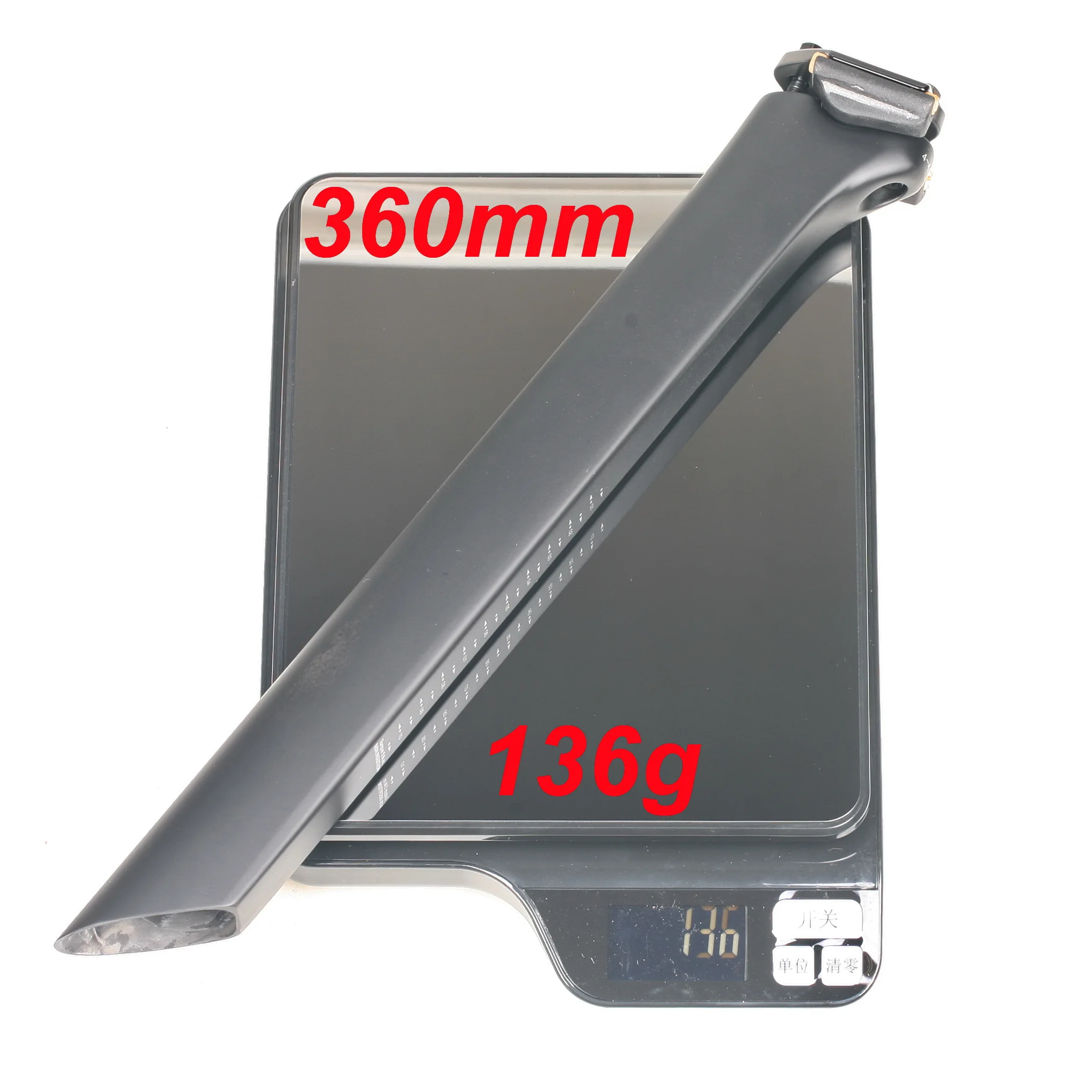 عمود مقعد HY Carbon+TI Aero لـ Wilier CENTO10 CENTO 10 Air Granturismo SL 123g