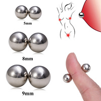 2Pcs Sexy Fake Piercings Magnetic Nipple Ring Nose Studs Earrings Labret Lip Rings Stainless Steel Magnet Non Piercing Jewelry