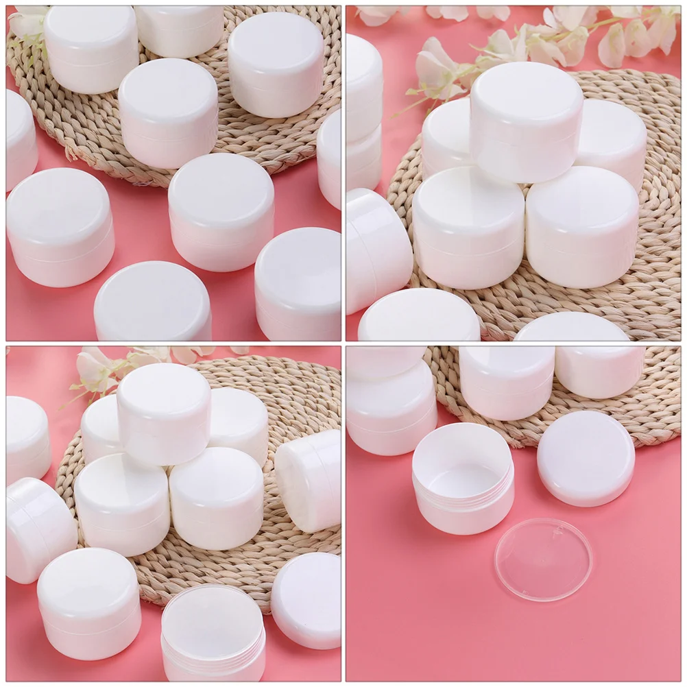 

10pcs Packaging Box Pp Material Travel Size For Cream Lotion Shampoo Storage Container Empty Jars Makeup Samples