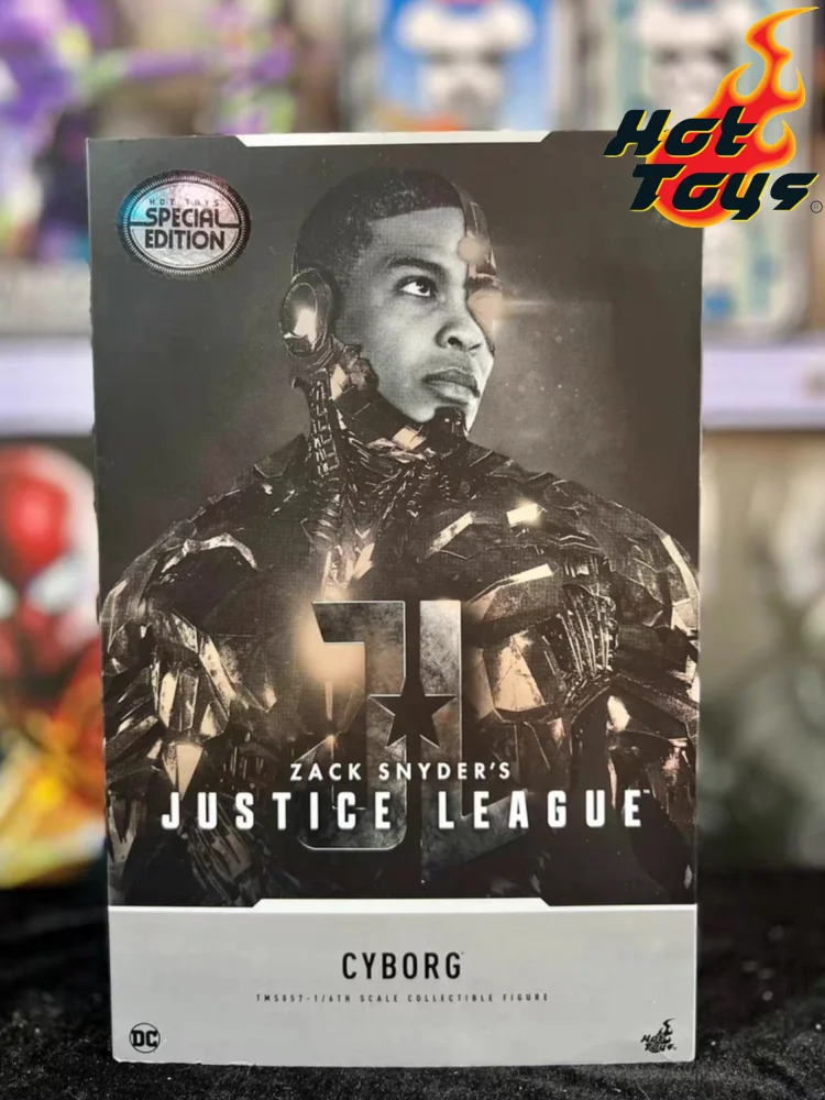 In Stock Original Hot Toys 1/6 Cyborg Action Figure Justice League Victor Stone Zack Snyder HT TMS057B Statue Director's Cut