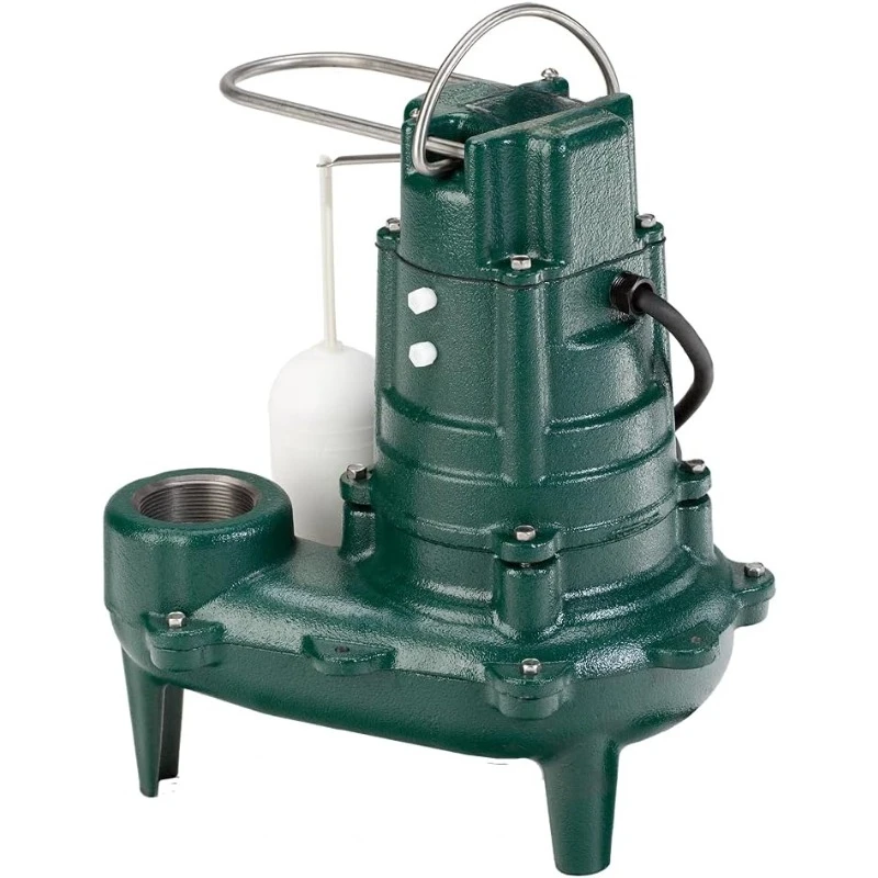 Sewage Pump, 1/2 HP Automatic – Heavy-Duty Submersible Sewage, Effluent or Dewatering Pump