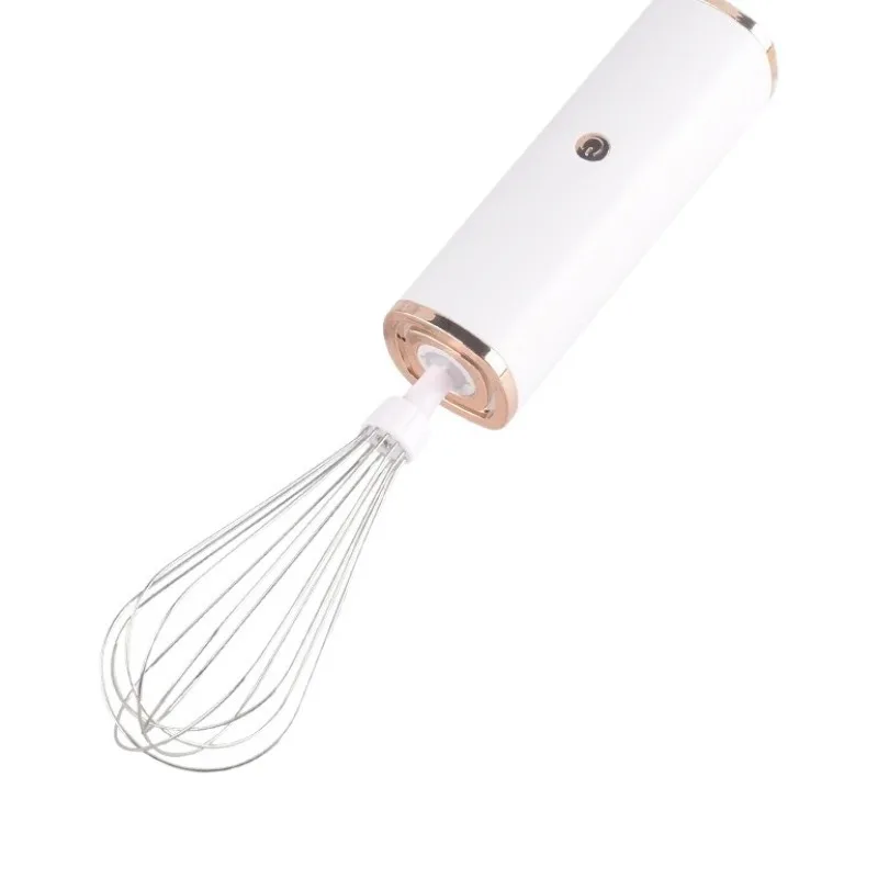 

New Stainless Steel Cordless Electric Whisk Milk Whisk Kitchen Household Small Rechargeable Handheld Garlic Mash