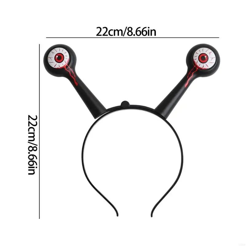 2Pcs Eye Catching Roleplay Headpiece Plastic Hair Accessory Hair Decors For Halloween Costume Themed Parties Y166