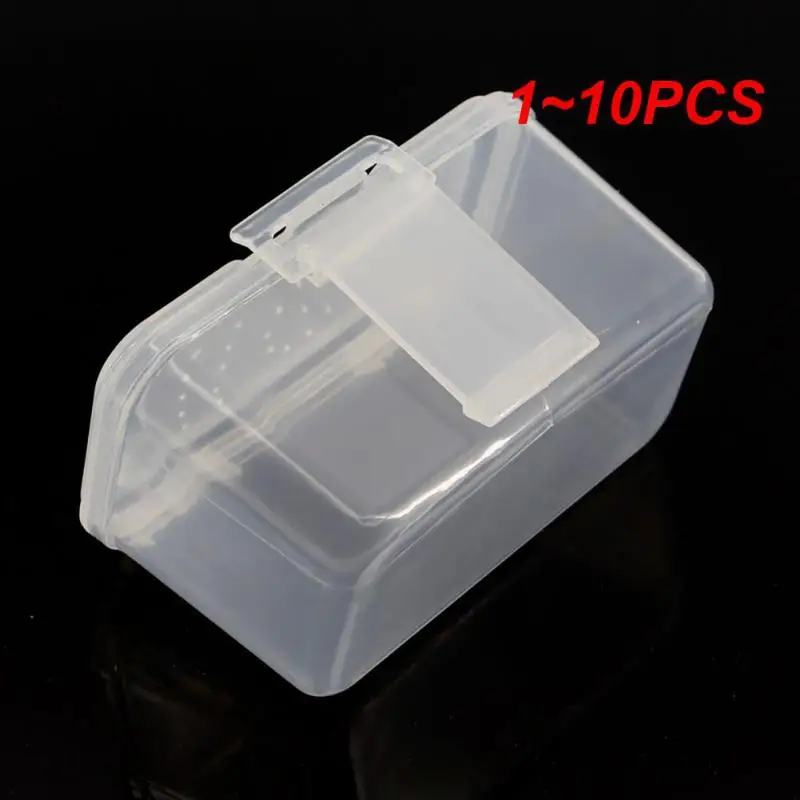 1~10PCS Fishing Bait Box Hanging Waist Portable Earthworm Bait Box Breathable Red Worm Live Bait Boxex Insect Fishing Gear