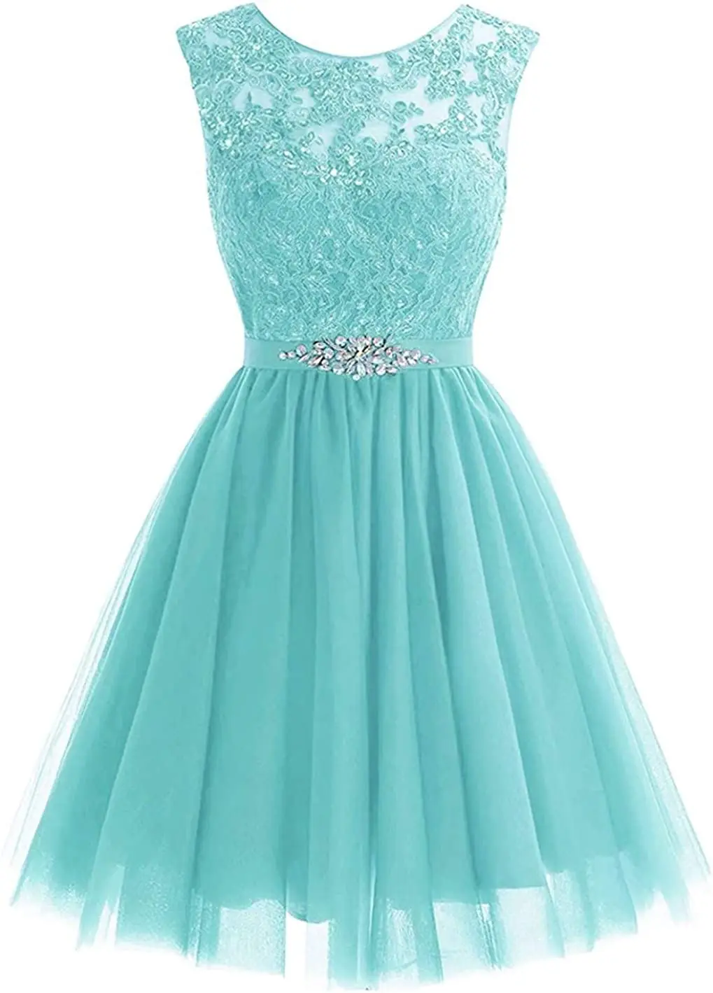 

Charmingbridal Junior Short Prom Dresses Lace Applique Tulle Crystal Beaded Cocktail Party 2022 Homecoming Dresses Plus Size