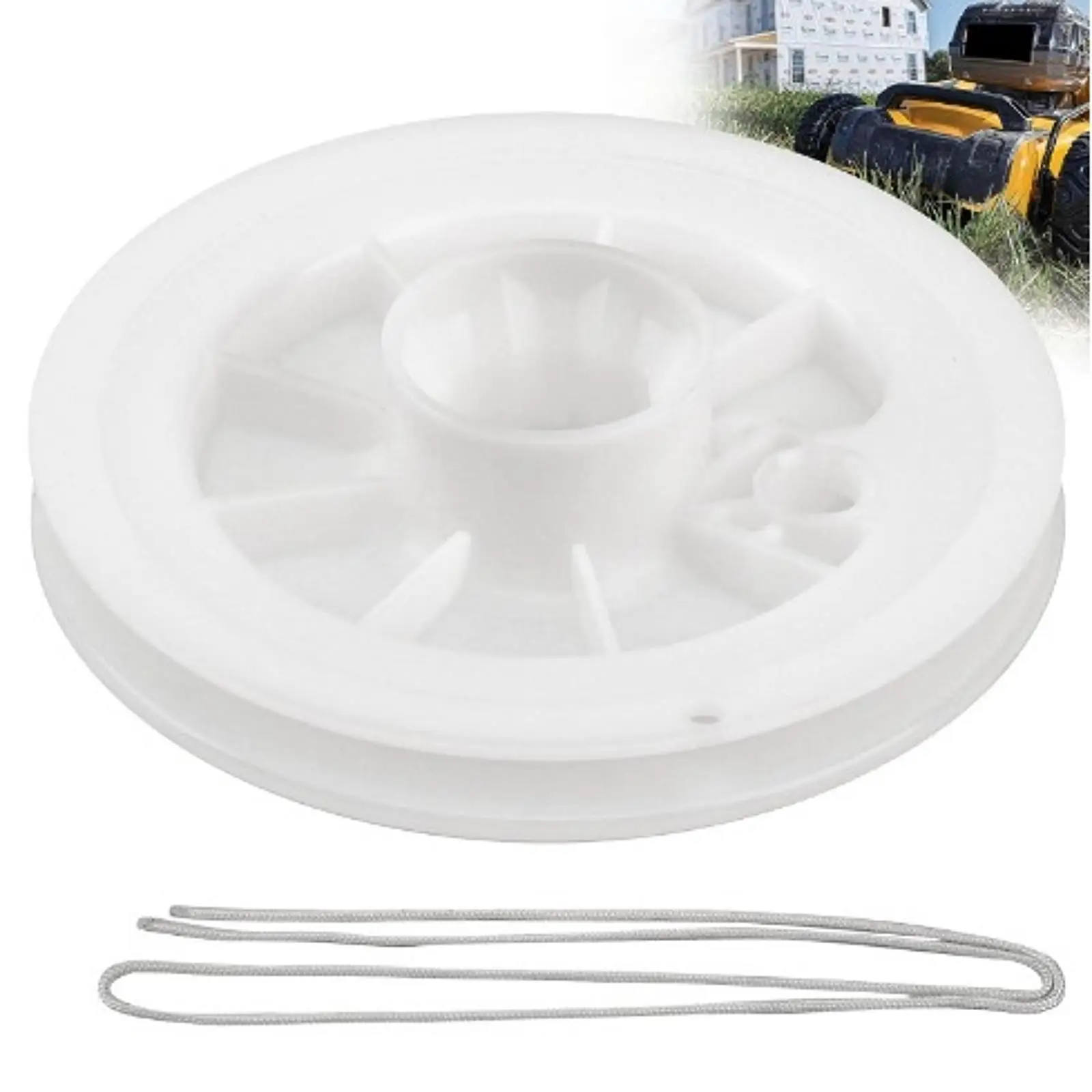 

295871 Recoil Starter Pulley Equipment W/rope Easy to Install High Performance