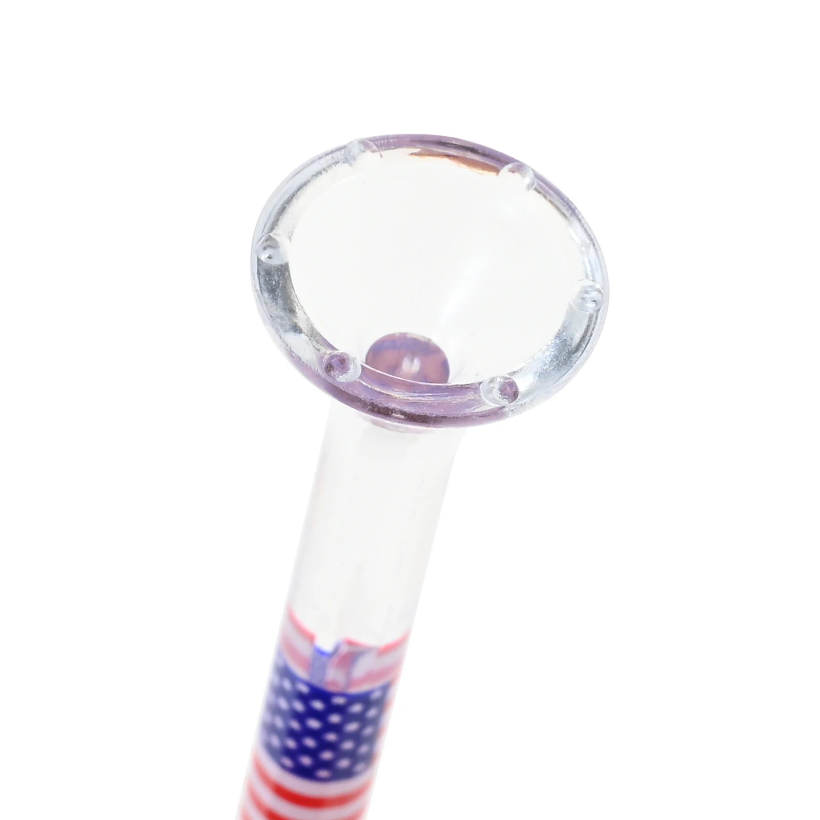 

100 шт., 83 мм, небьющиеся футболки для гольфа, уменьшающие трение, креативные пластиковые прозрачные футболки с американским флагом США, принадлежности для гольфа