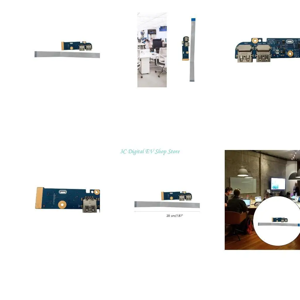 

E74d ноутбук USB-доска с кабелем FPW50 LS-H327p для 15S-Du 15S-DY 15-DW