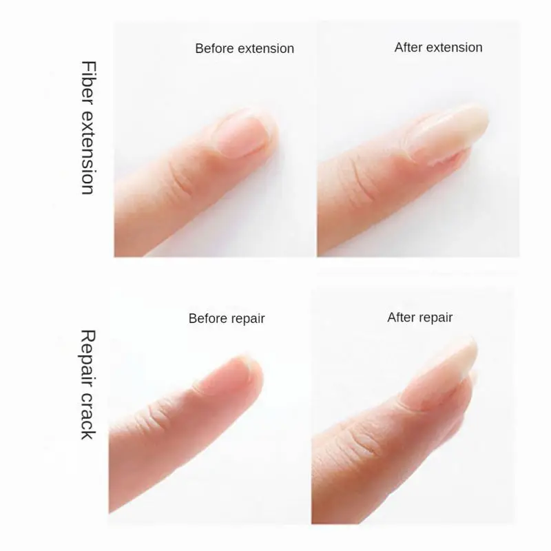 set Nail Extension Form for Nails Fiberglass Nails Acrylic Extension Ongle Tips Set Extension Pack Fiber Glass Nail Forms