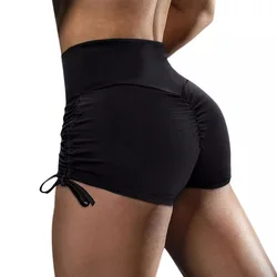 Pantalones cortos exóticos de cintura alta para mujer, Ropa de baile elástica para barra nocturna, ocio, Yoga, ejercicio de glúteos